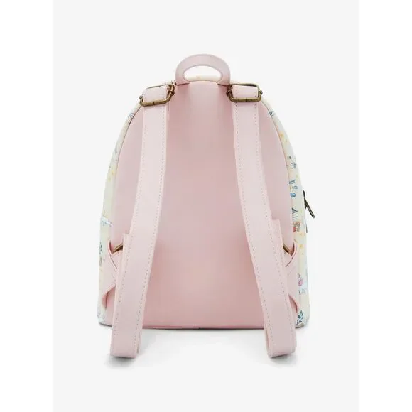 Loungefly Disney The Aristocats Marie & Flowers AOP Mini Backpack